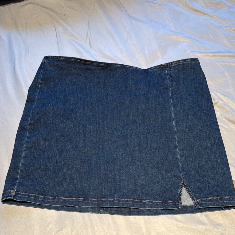 Wild Fable Blue denim Asymmetrical Pencil Skirt